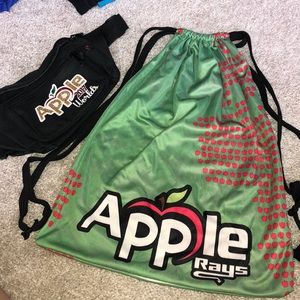 stingray allstars apple drawstring bag&fanny pack